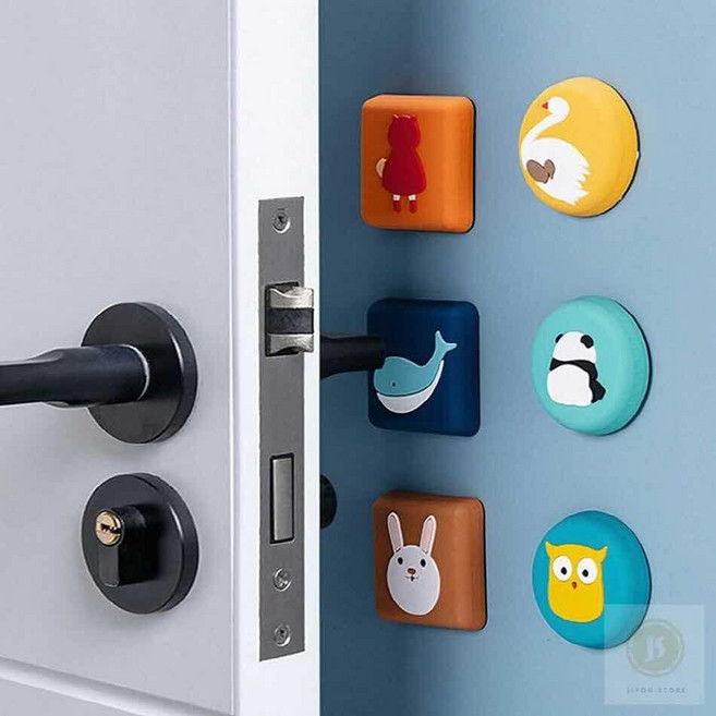 스토어-지유 춤추는 고래 도어가드 문콕방지 도어쿠션, 1개