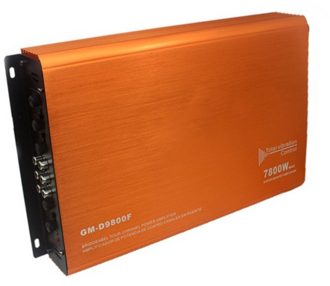 4채널 차량용 오디오 앰프 7800W 클래스-D 스테레오 파워 4웨이 고출력 알루미늄 합금