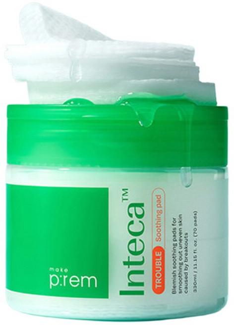 인테카 트러블 수딩 패드 70매 (+인테카크림10ml+샤셰2매), 1개, 10ml