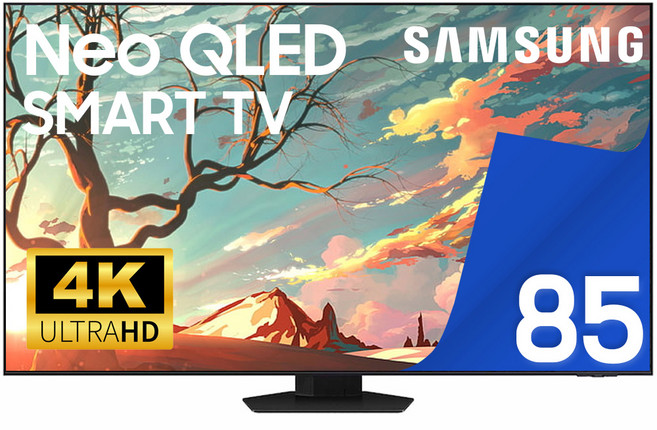 삼성 TV QN85QN85 네오 QLED 4K 214cm(85인치) 미니LED 스마트 티비 유튜브 넷플릭스 디즈니 미러링, 방문설치, 벽걸이형, 85형