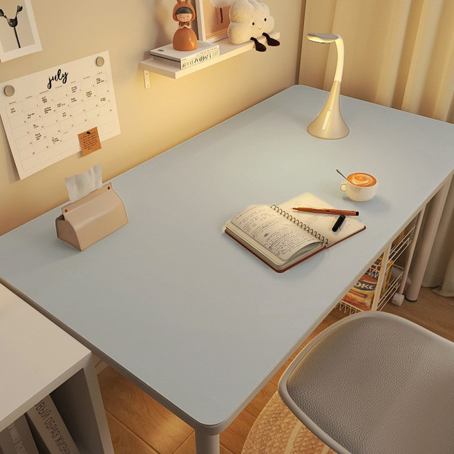 자홀포 고급 가죽 데스크매트 테이블 매트 마우스패드 책상 보호매트 1200*600mm, 그레이