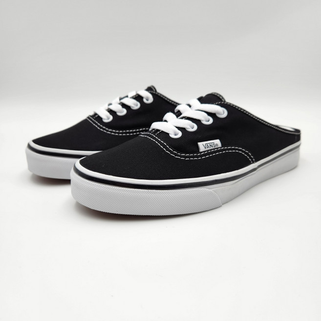 [국내매장상품] 반스 운동화 어센틱 뮬 블랙/화이트