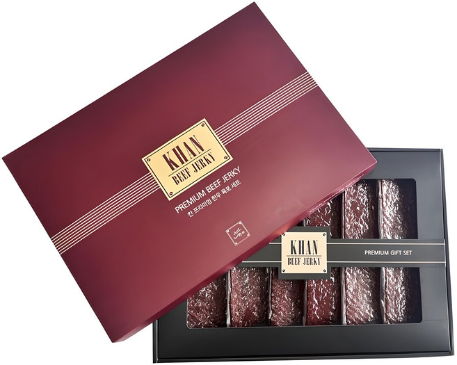 수제칸육포 뉴 프리미엄 한우육포 선물세트 + 쇼핑백, 1세트, 360g