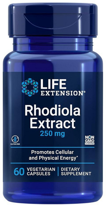 라이프 익스텐션 로디올라 추출물 250mg 캡슐 Life Extension Rhodiola Extract, 60정, 1개