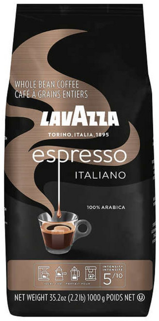 Lavazza Espresso Italiano Whole Bean Coffee 라바짜 에스프레소 이탈리아 미디엄 홀빈 커피 1kg, 1개