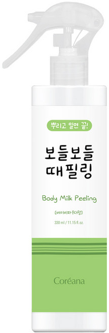 [각질제거/저자극테스트완료]코리아나 보들보들 때 필링 바디스크럽, 1개, 330ml