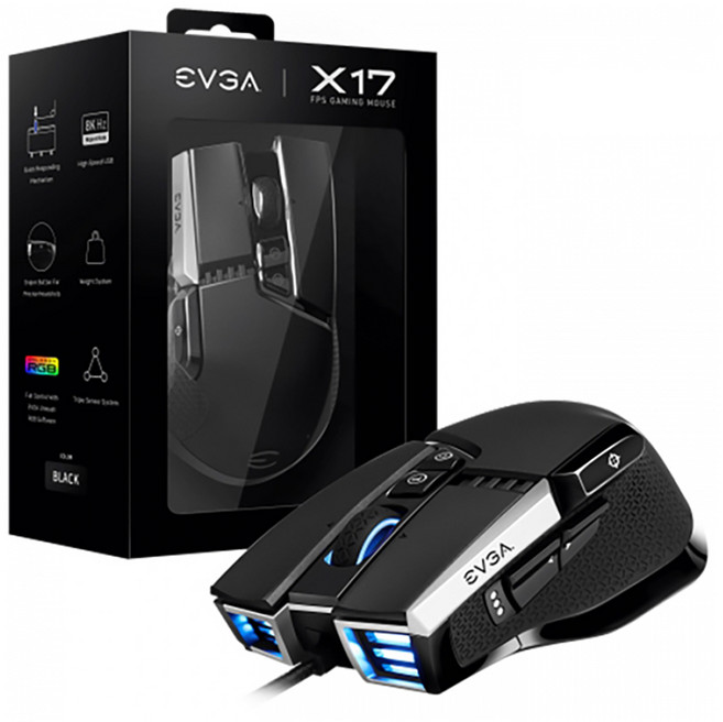 EVGA X17 게이밍 마우스 (블랙)