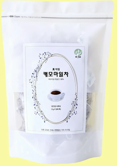 미-타임 독일산 카모마일 캐모마일차 허브차 티백, 2개, 1g, 50개입 - 쿠팡