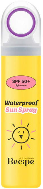 레시피 워터프루프 선스프레이 SPF50+ PA++++, 1개, 80ml