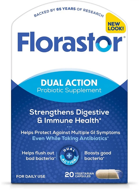 Florastor Daily Probiotic 플로라스터 프로바이오틱 유산균 20정, 1개 - 쿠팡