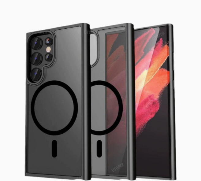 삼성시리즈 전용 마그네틱 소프트케이스 반투명 무광 디자인 자석 충전 지원 5G 케이스 아크릴 폰케이스