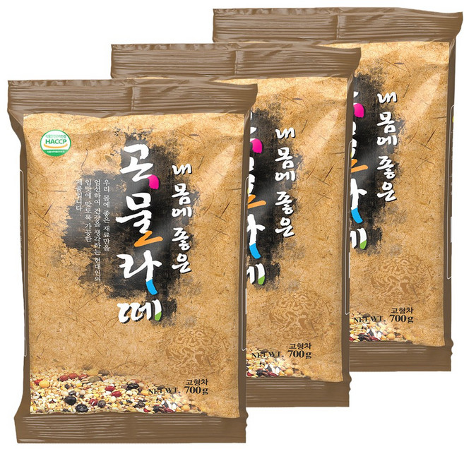 내 몸에 좋은 곡물라떼 자판기용, 700g, 1개, 3개입