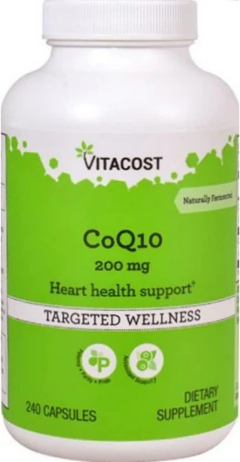 비타코스트 코큐텐 코엔자임 큐텐 유비퀴논 200mg, 240정, 1개, 240정 - 쿠팡