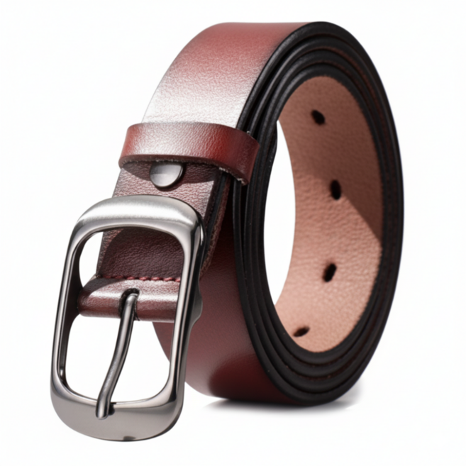 구시브 다크버클 정장벨트 슬림벨트 여성가죽벨트