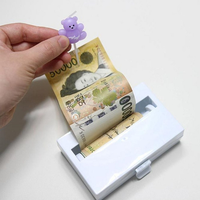 돈 나오는 반전 용돈 박스 셀프 DIY 재료 [돈티슈 휴지 케이크 케익 만들기 현금 뽑는 선물 이벤트 케이스], 단일속성