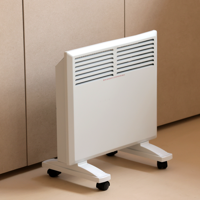 컨벡션 히터 이동식 가정용 무풍 라디에터 온풍기, 화이트