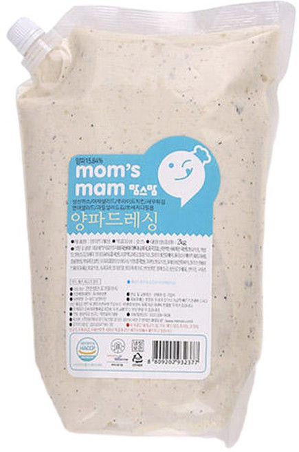 (맘스맘 양파드레싱 2kgX2개, 2kg, 2개