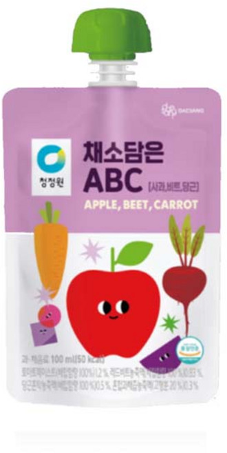 청정원 채소담은 ABC 주스 100ml, 40개