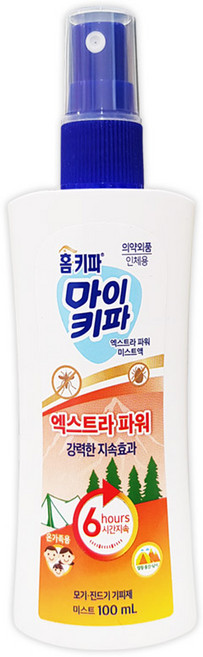 홈키파 마이키파 엑스트라파워 살충제 미스트, 100ml, 1개