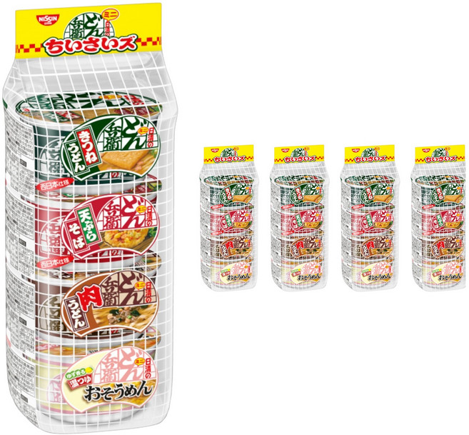 NISSIN 日清 Donbei 迷你小尺寸 4種, 24入