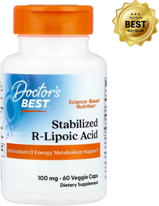 닥터스베스트 안정화된 R-리포산 100mg 베지 캡슐 60정 1병, 100 mg, 1개 - 쿠팡