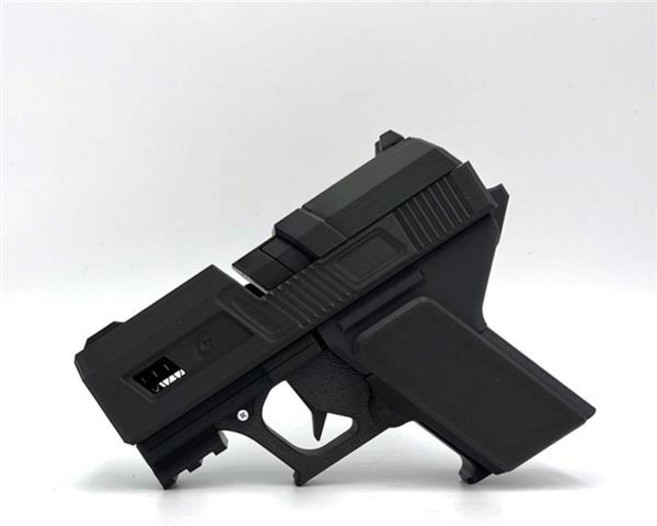 에어팟 4 3 2 1 세대 프로 프로2 특이한 권총 총 자동 커버 하드 이어폰 케이스 재미있는 커플 선물 아이템, 블랙 sap1527, 에어팟1_2세대, 1개