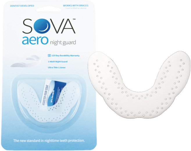 NORDITION SOVA AERO 專業防磨牙牙套 - 美國製 成人款 睡眠 夜間磨牙 護齒 TMJ 咬合板, 1個