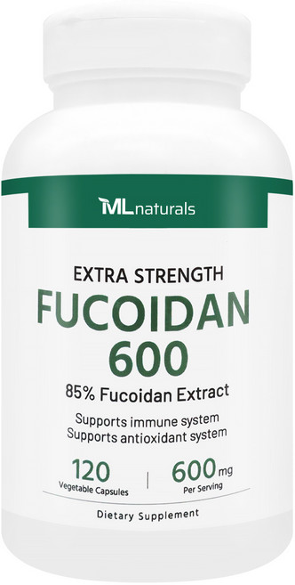 [미국빠른직구] 신제품 마이라이프 내추럴스 후코이단 600mg, 120정, 1개