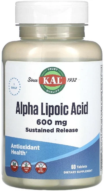 KAL 칼 알파리포산 600mg 60정, 1개 - 쿠팡
