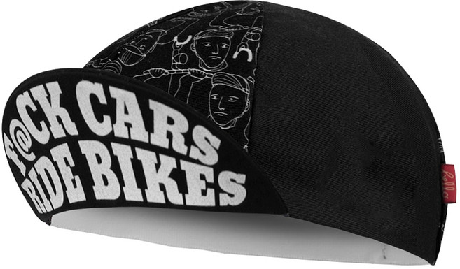 벨로 자전거 싸이클링 캡, F@CK CARS RIDE BIKES, 1개
