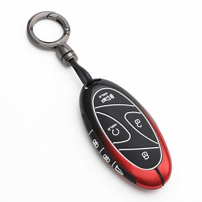 HAKO 심리스 차키케이스 ( 현대호환 ), 레드, H-10