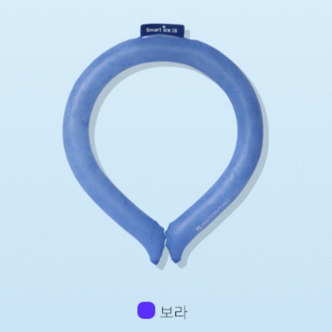 스마트 아이스 넥밴드 오투라이프 인콘트로 쿨스카프 남녀공용, 보라, 1개