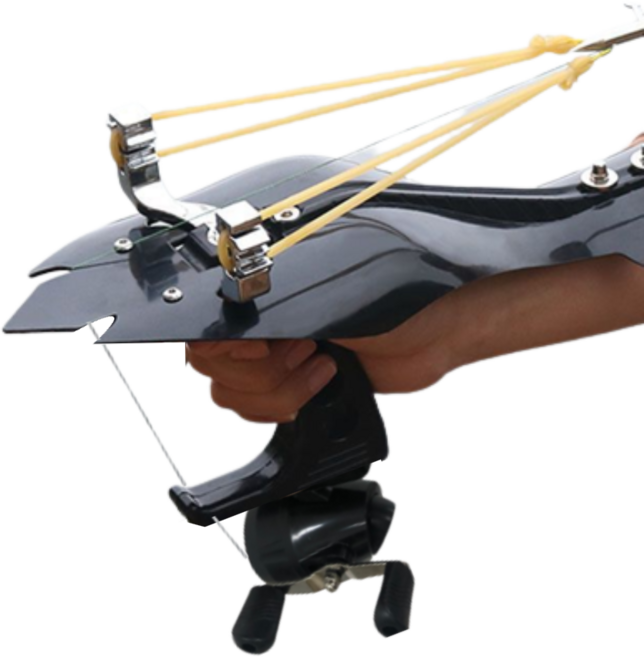 낚시 새총 수중새총 전문가용 새총 수중총 해루질 캠핑놀거리, 세트1