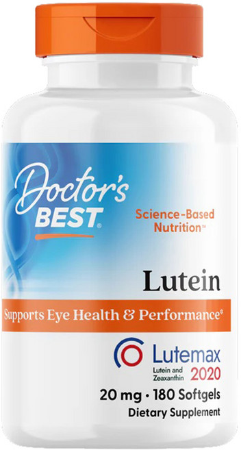 Doctor's BEST 葉黃素軟膠囊, 180顆, 1罐