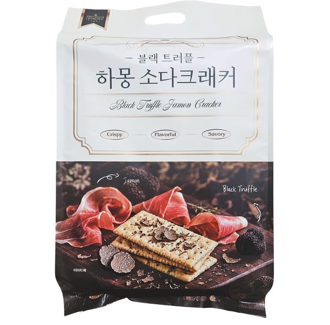 유신우통상 블랙트러플 하몽 소다크래커 안주 간식 스낵, 2개, 294g