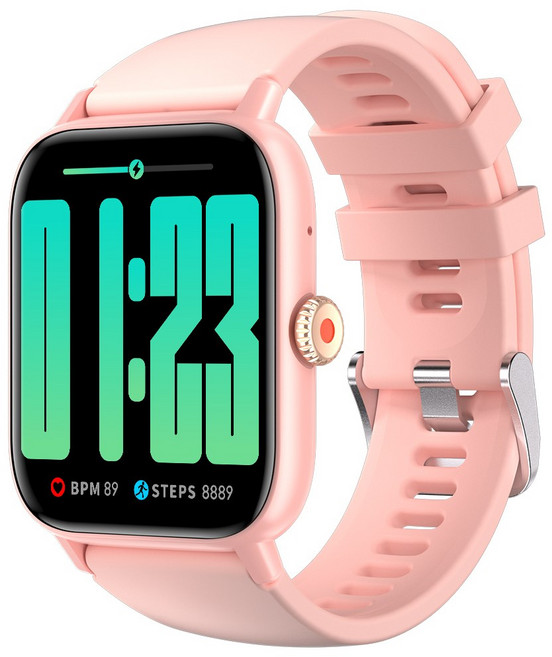 WAPIK 블루투스 통화 스마트워치 Z8 초등학생 어린이시계 한글판 GPS, GPS + 블루투스, 4.8cm, 핑크