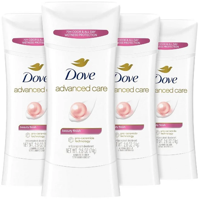 도브 어드밴스드 케어 데오도란트 뷰티 피니쉬 74g 4개 - 쿠팡