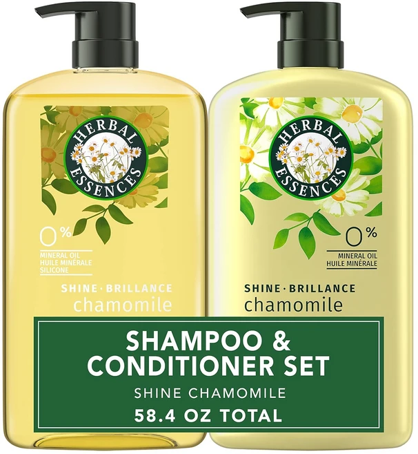 허벌에센스 Shine Collection 카모마일 샴푸 및 컨디셔너, 1개, 865ml - 쿠팡