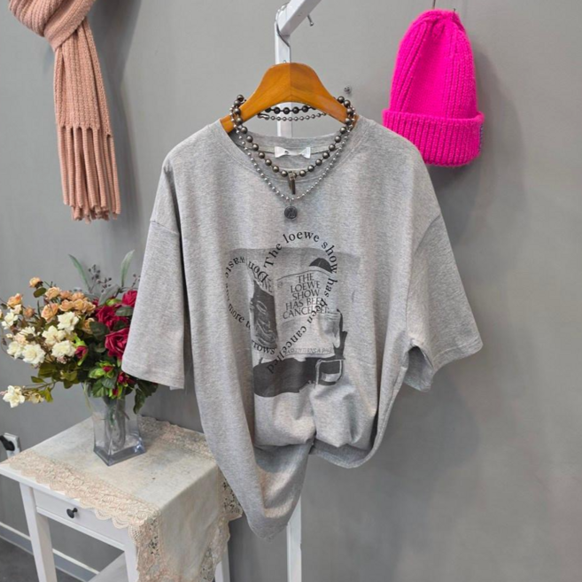 슈하트 오버핏 라운드 반팔티