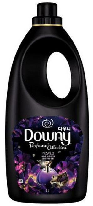 다우니 퍼퓸 섬유유연제 블랙 미스티크 본품, 2개, 2L