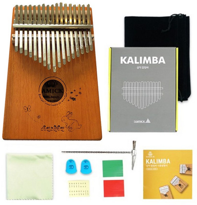 삼익 칼림바 래빗 SK17-RABBIT 17음계 올솔리드 카림바, 1개