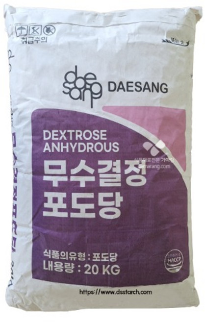 대상 무수결정포도당 20kg 무수포도당 대용량, 1개