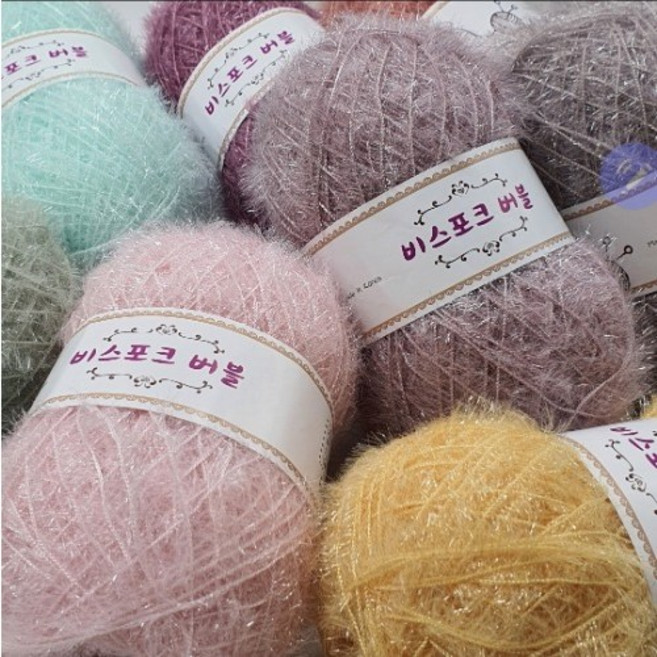 비스포크 버블 수세미실, 722 섹시핑크, 1개