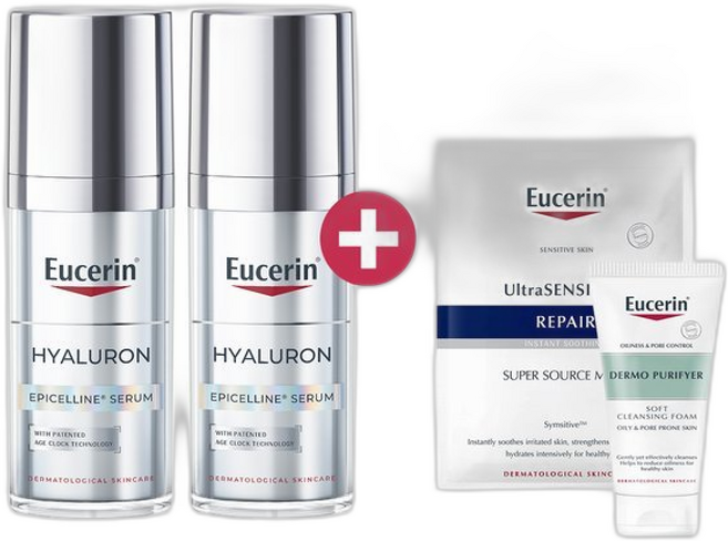 하이알루론 에피셀린 세럼 증정더모퓨리파이어 클렌징폼 +울센마스크팩 +쇼핑백, 2세트