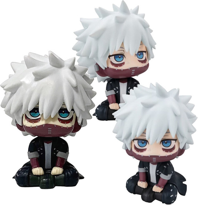 나의 히어로 아카데미아 다비 피규어 화장 푸른불꽃 애니메이션피규어 미니피규어 인형, 1개