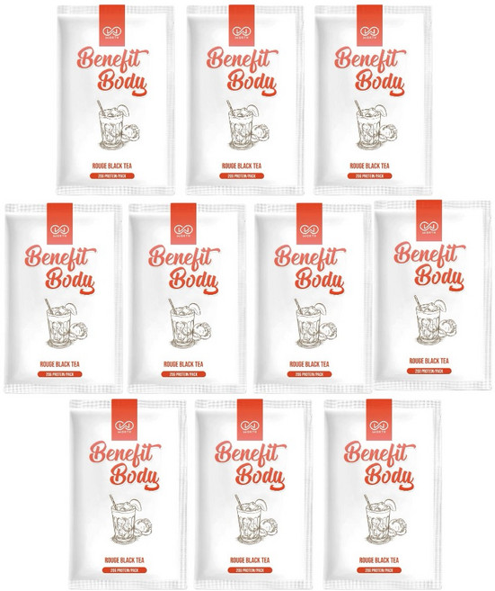 WORTH 沃爾司 Benefit Body 激能蛋白 胭脂紅茶口味 運動補給, 30g, 10個