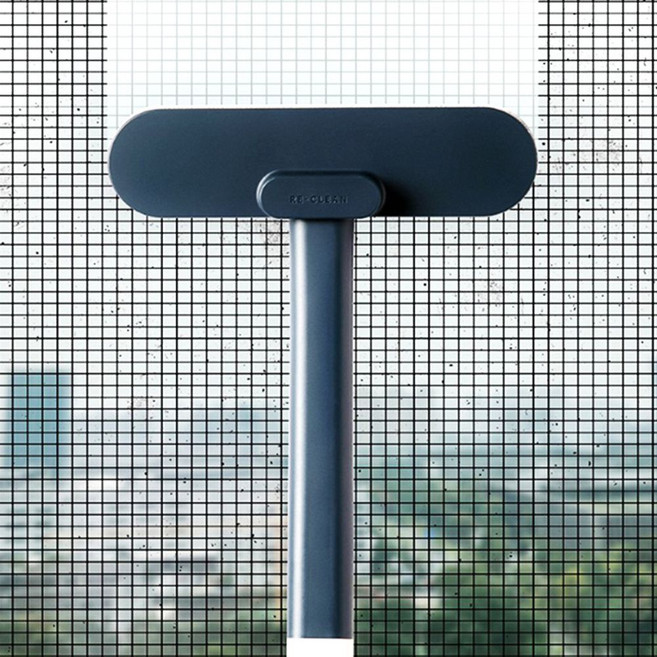 방충망 청소 창문청소 먼지털이솔 1개, 블랙