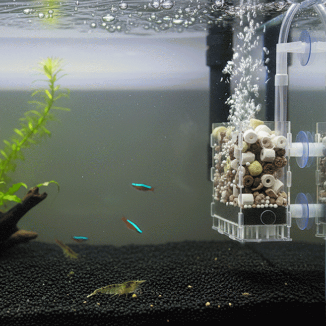 어항용 저면판 박스여과기 세트 여과재 포함 3사이즈, 상세페이지 참조