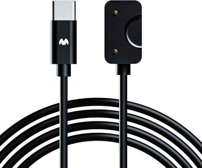 구스페리 C타입 스마트 밴드 고속 갤럭시 핏3 충전케이블, 블랙, 1개, 1m