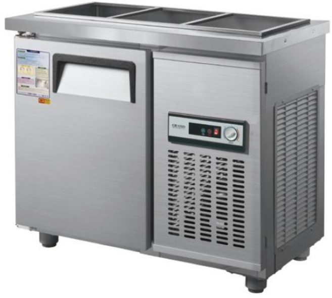 우성 보냉테이블 냉동 냉장고, 08.보냉 메탈 냉동 냉장 6자